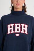 Load image into Gallery viewer, HBH Mock Neck Navy