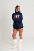 Load image into Gallery viewer, HBH Mock Neck Navy