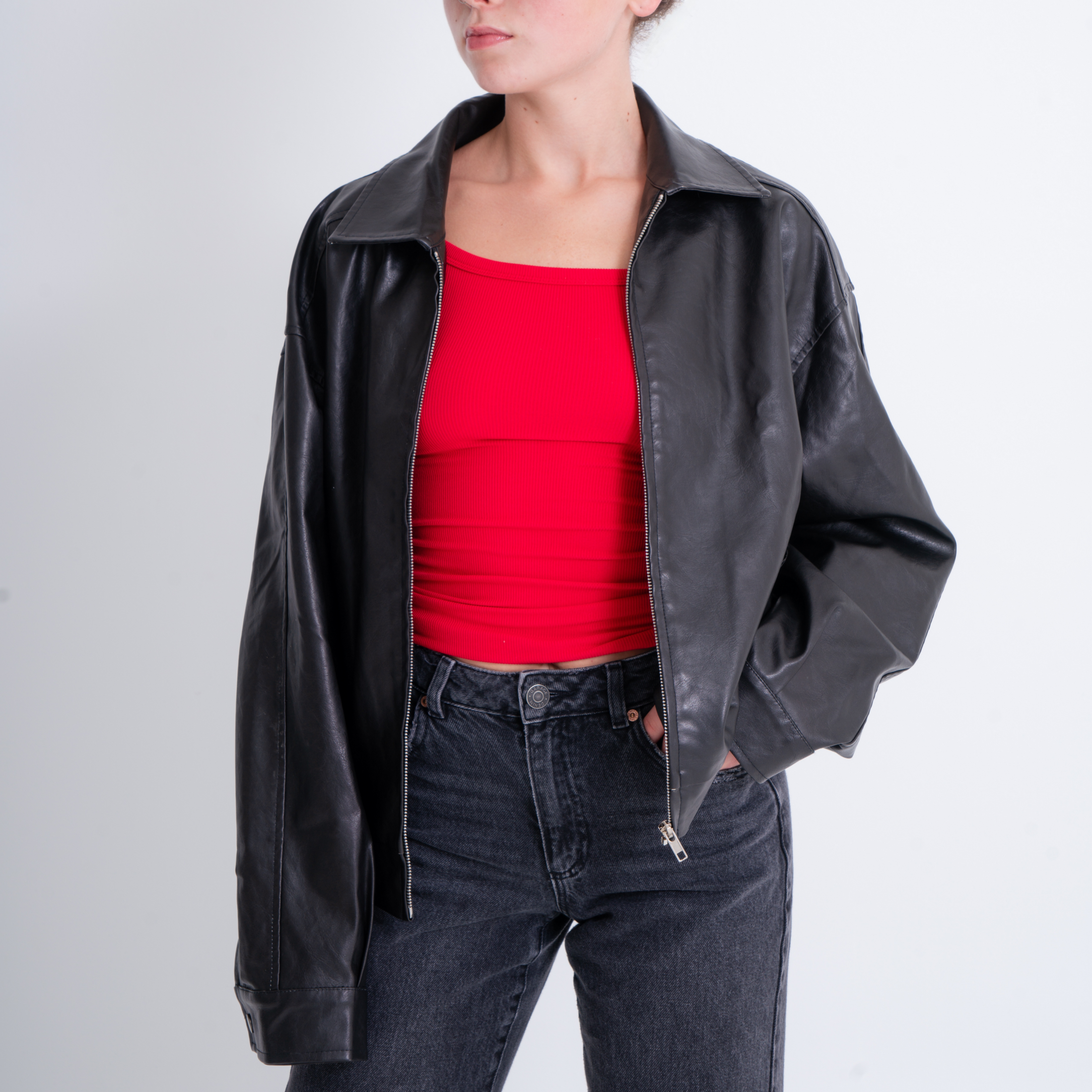 The Faux Leather Jacket