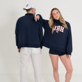Load image into Gallery viewer, HBH Mock Neck Navy
