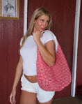 Load image into Gallery viewer, Strawberry Reversible Tote Bag

