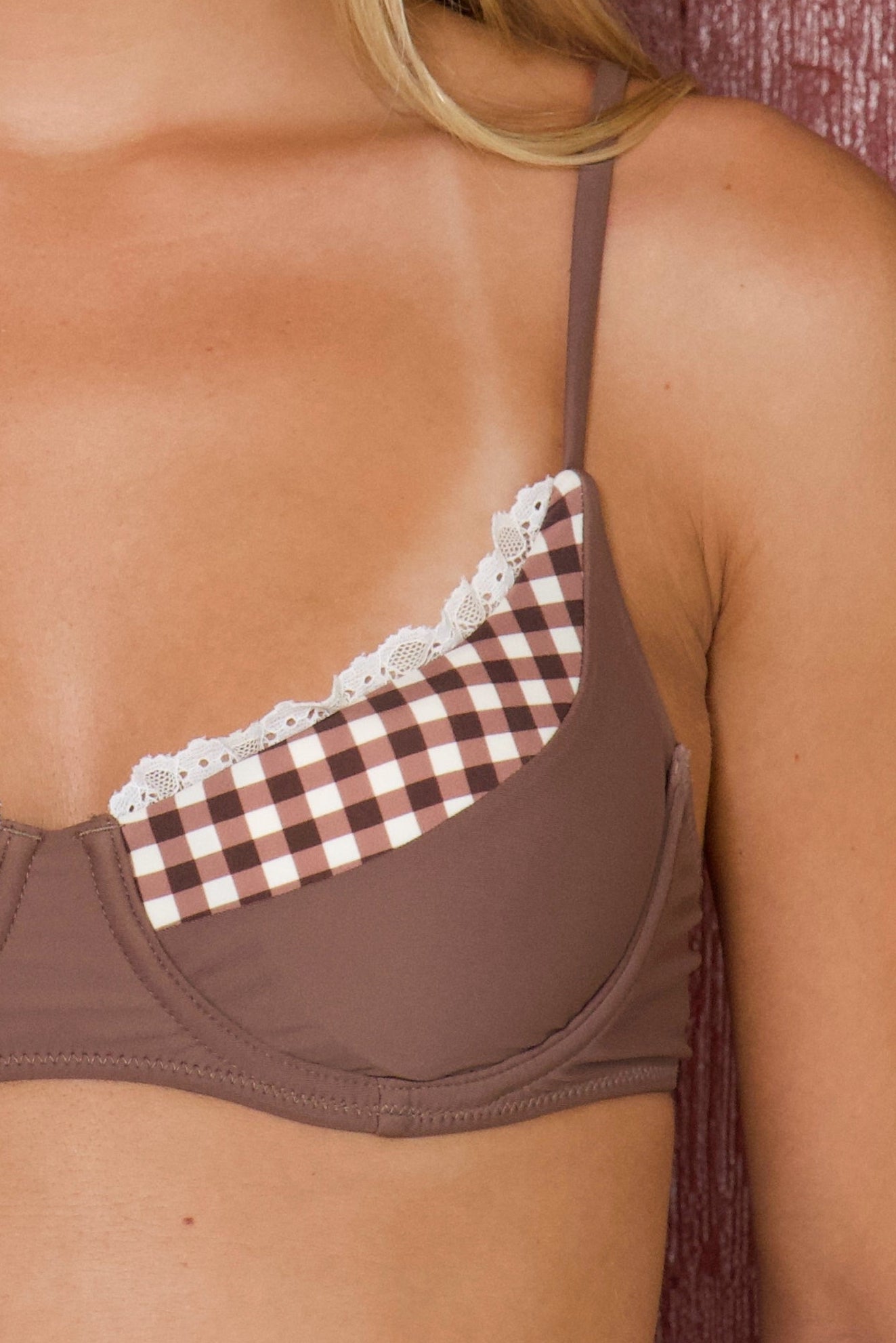 Chocolate Bikini Top