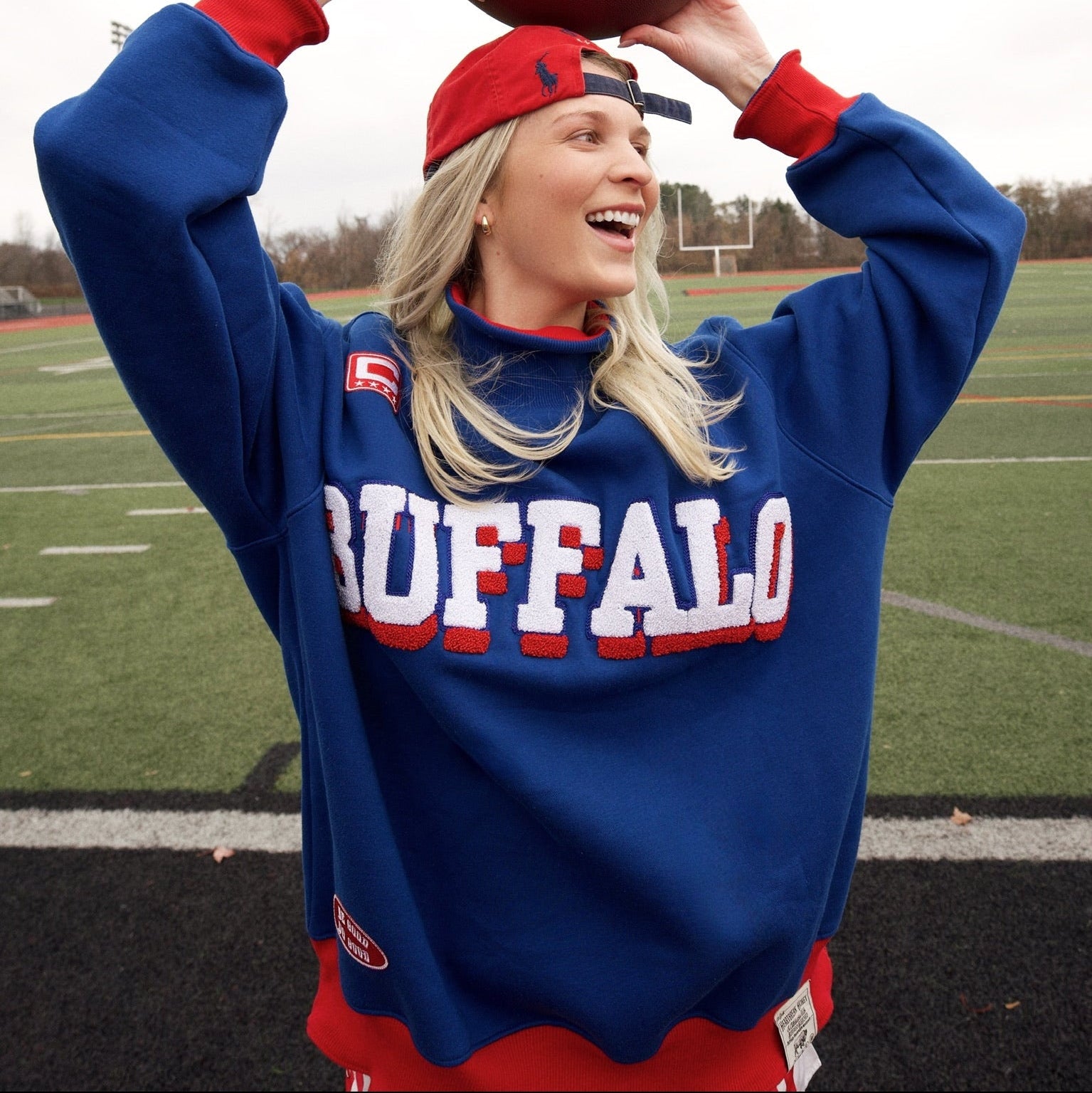 Buffalo Roll Over Mockneck