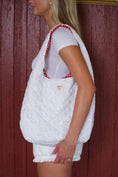 Load image into Gallery viewer, Strawberry Reversible Tote Bag
