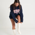 Load image into Gallery viewer, HBH Mock Neck Navy

