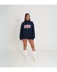 Load image into Gallery viewer, HBH Mock Neck Navy
